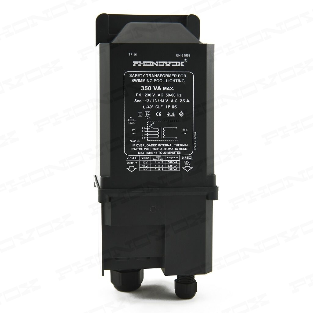 SAFETY TRANSFORMERS FOR SWIMMING POOL TRANSFORMER IP-65
