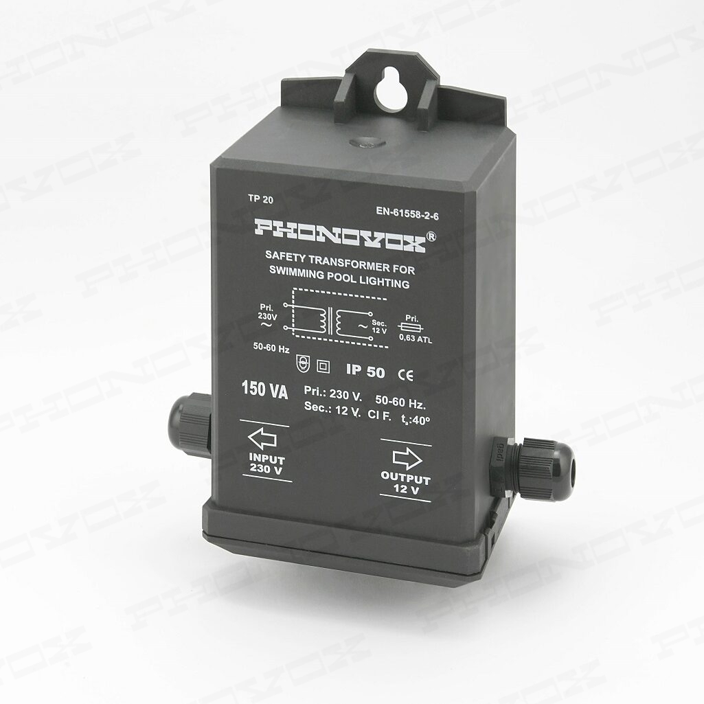 Safety Transformer for swimming pool lighting IP-50