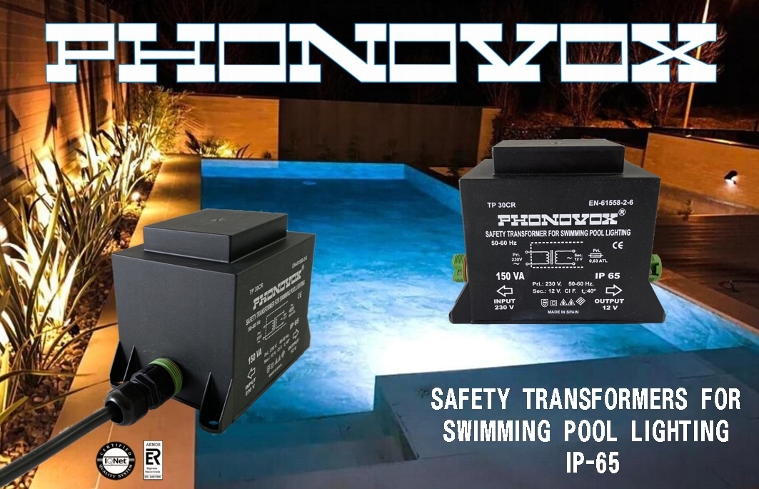 safety transformers for swimming pool lighting ip-65